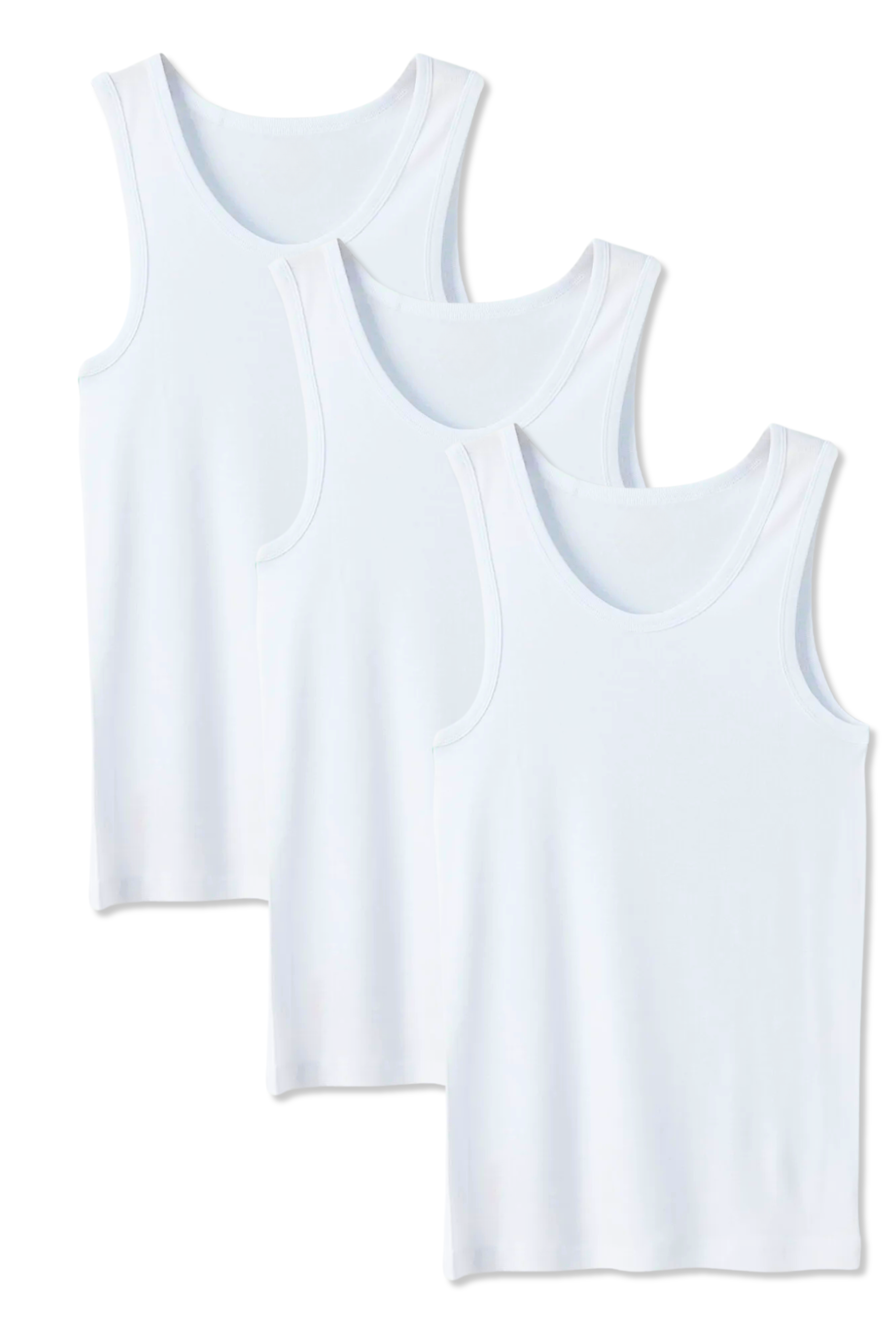 3 Débardeurs Pure Coton Premium - AtlasDrops™