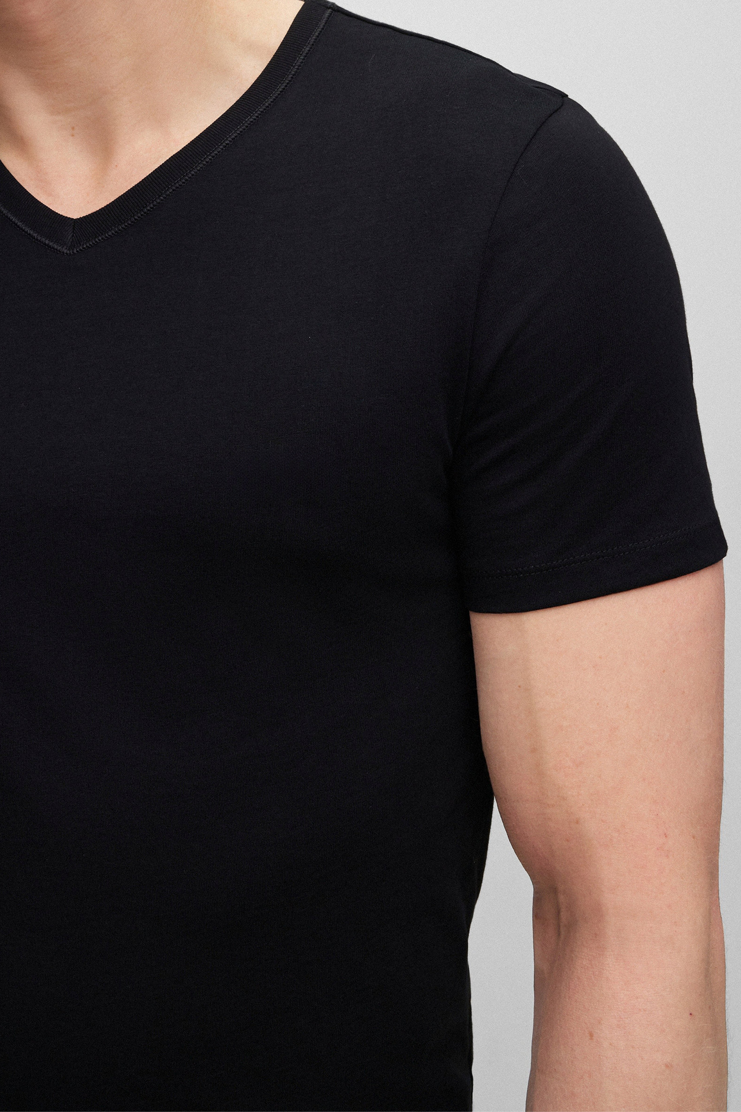 3 T-shirts col V 100% Coton Bio - AtlasDrops™