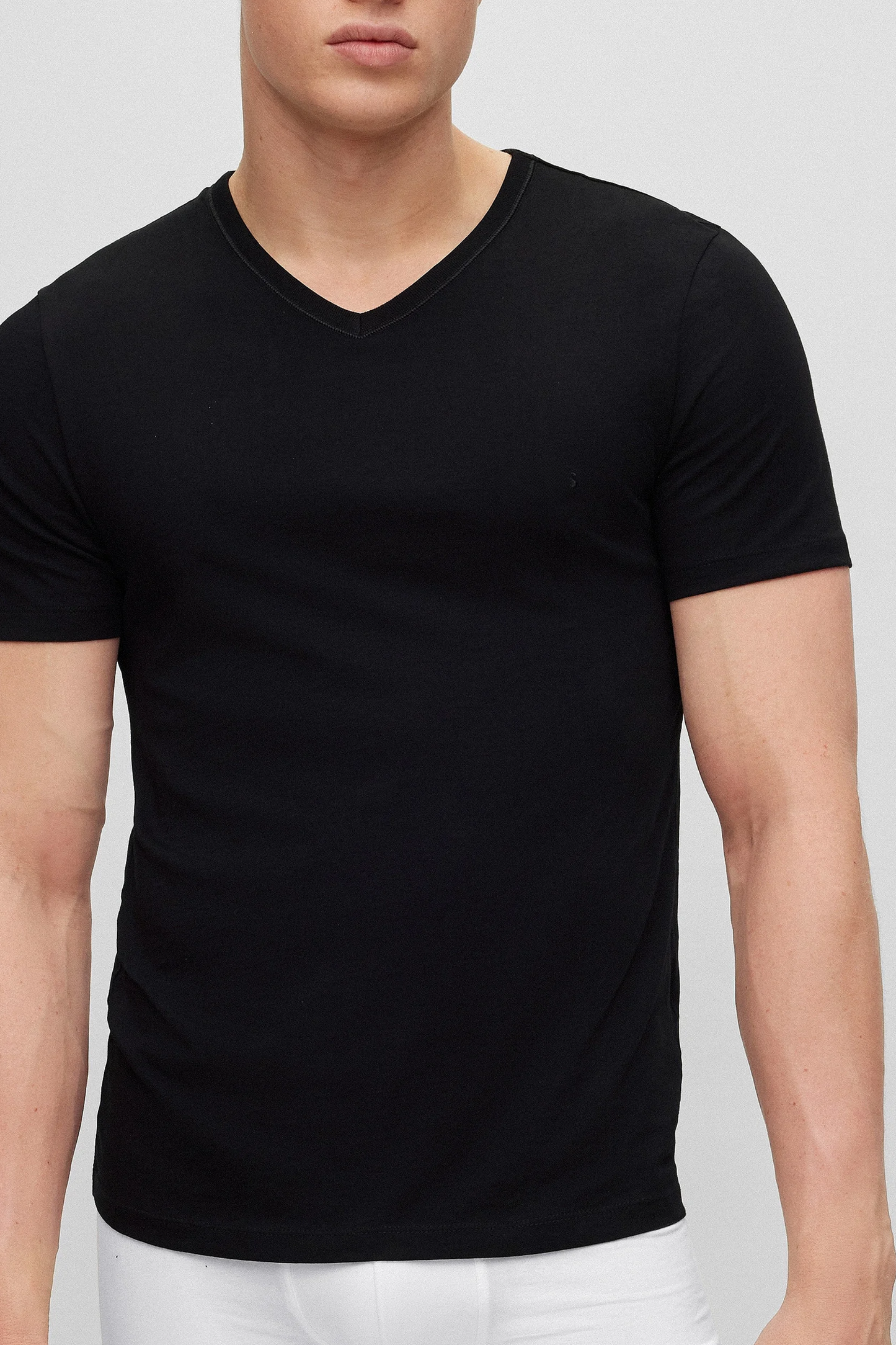 3 T-shirts col V 100% Coton Bio - AtlasDrops™