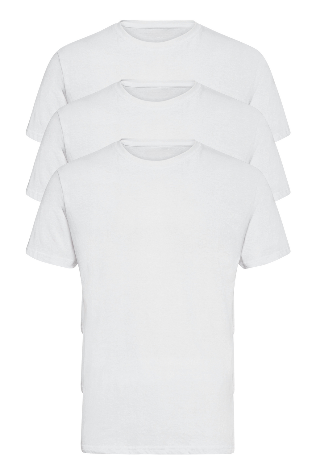 3 T-shirts col rond 100% Coton Bio - AtlasDrops™