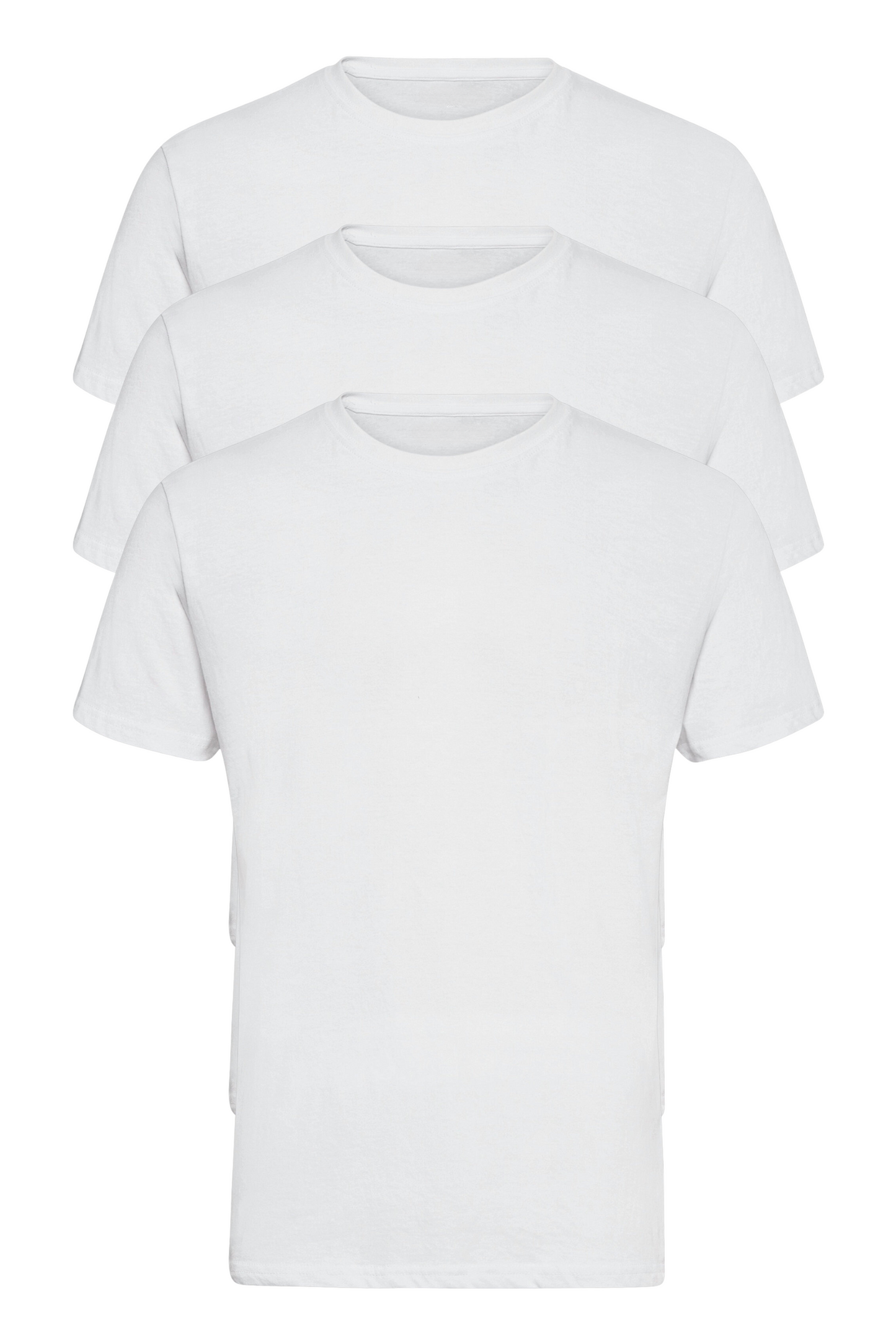 Pack de 3 T-shirts col rond 100% Coton Bio