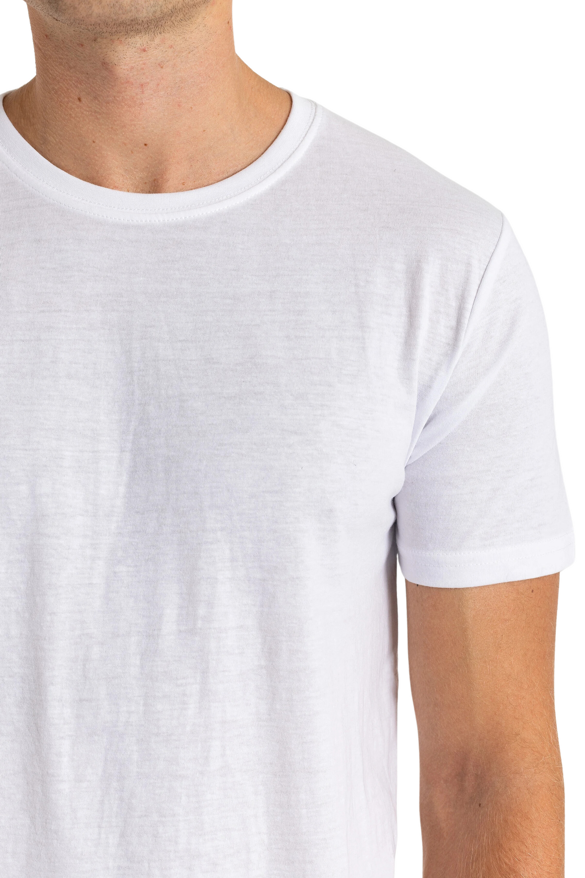 3 T-shirts col rond 100% Coton Bio - AtlasDrops™