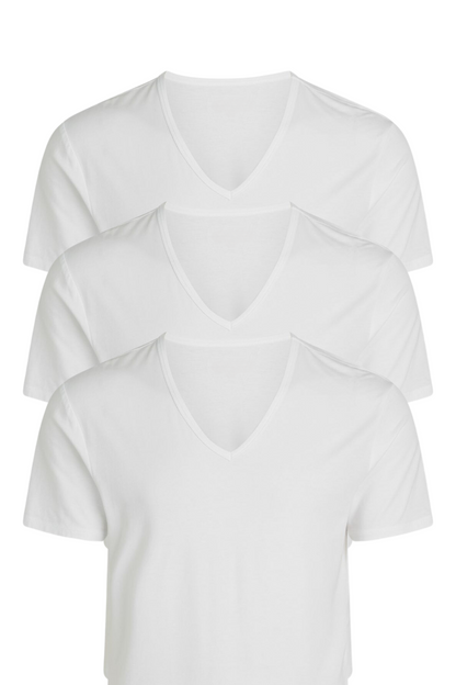 Pack de 3 T-shirts 100% Coton – Col V