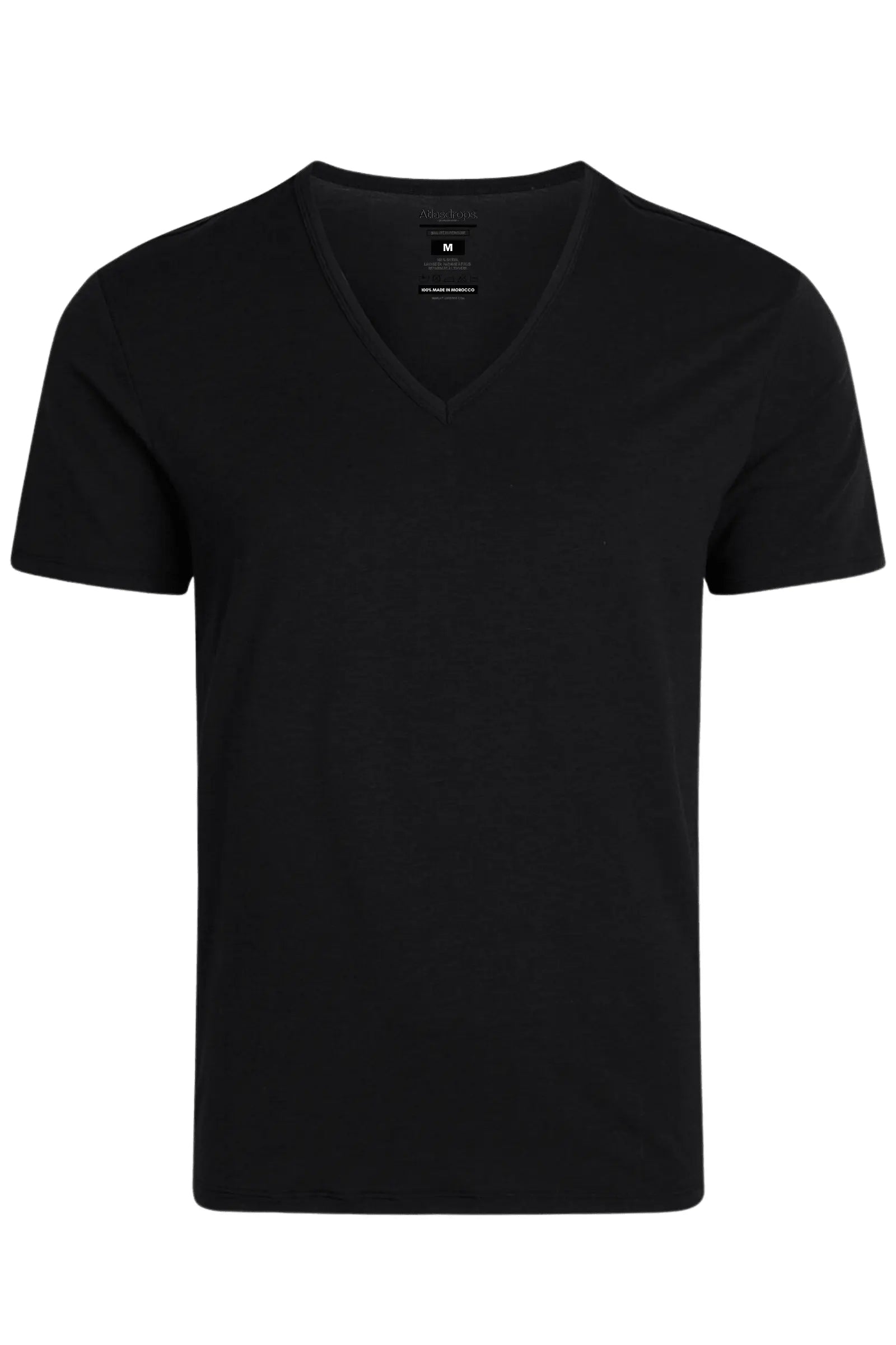 3 T-shirts col V 100% Coton Bio - 150 GSM