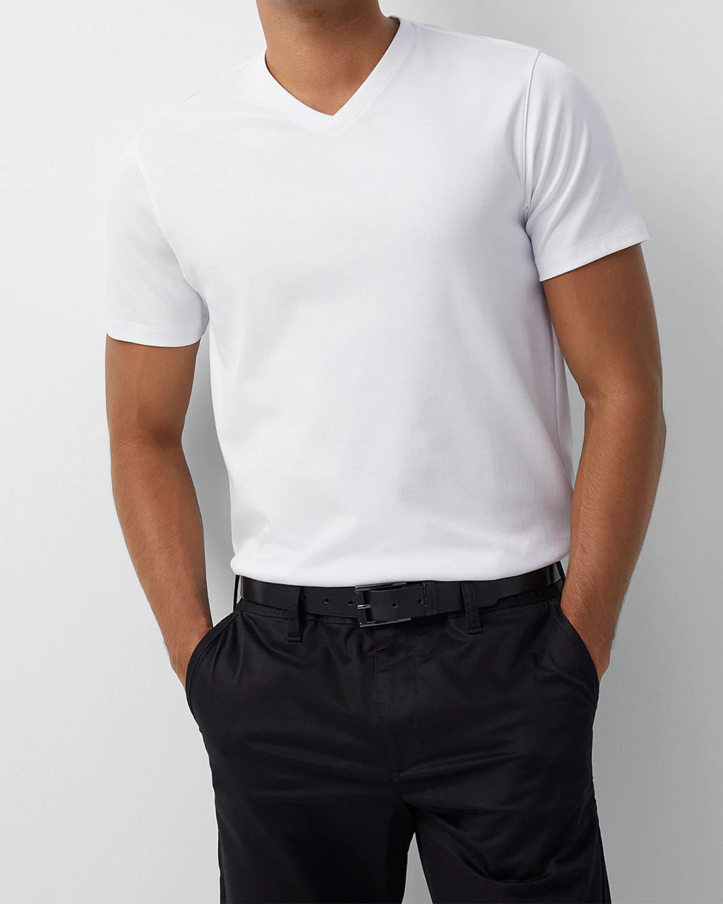 Pack 2 t-shirt V 180 GSM